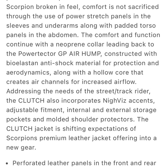 Scorpion motorcycle jacket - Picture 5 of 6